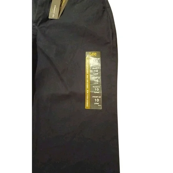 Lee L129806 Womens Navy Relaxed‎ Fit Original All Day Jeans Size 10 L NWT #154C - Picture 11 of 16